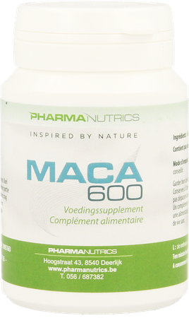 Maca 600 V-caps 60 Pharmanutrics 3