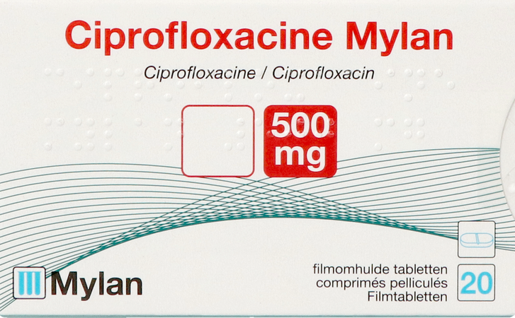 Ciprofloxacine Viatris 500mg Comp 20 2
