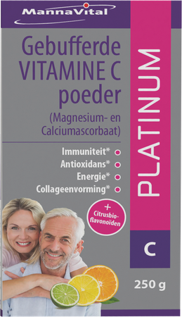 Mannavital Gebufferde Vitamine C Poeder 250g 1