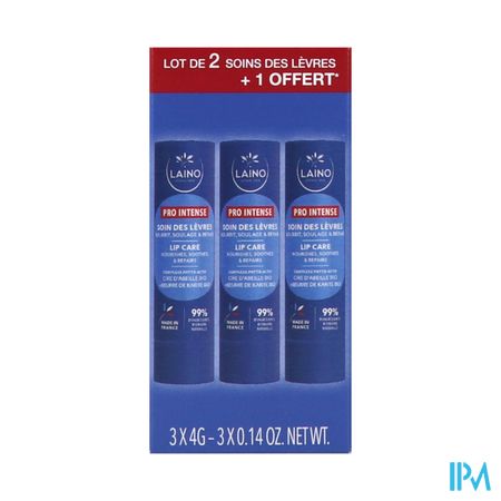 Laino Set 3 Bijenwas Lipverzorging 4g 1