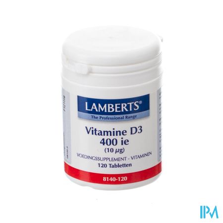 Lamberts Vitamine D 400ie 10mcg Tabl 120