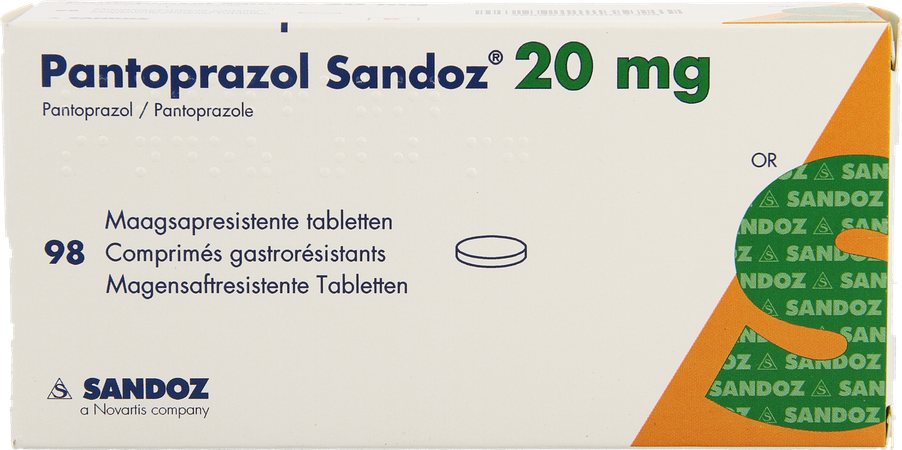 Pantoprazol Sandoz Impex. 20mg Gastro. Comp 98 Pip 1