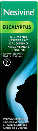 Nesivine Eucalyptus 0,5mg/ml Neusspray Opl 15ml 1