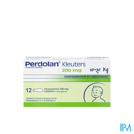 Perdolan Supp Kleut Jeun Enf 12x200mg