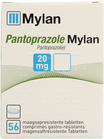 Pantoprazole Viatris 20mg Comp Gastro Resist 56 4