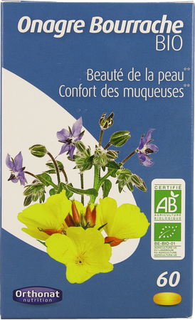 Onagre Bourrache Bio Caps 60 Orthonat 2