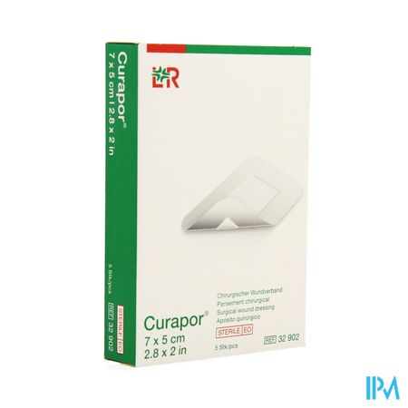 Curapor Verb Chirurg. Steriel 7cmx 5cm 5 32902