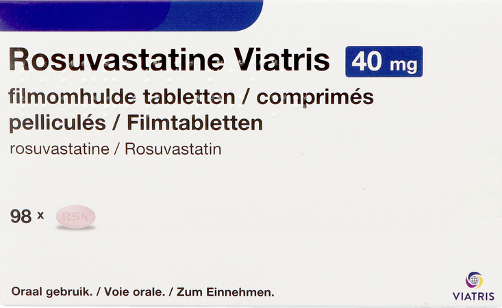 Rosuvastatine Viatris 40mg Filmomh Tabl 98 2