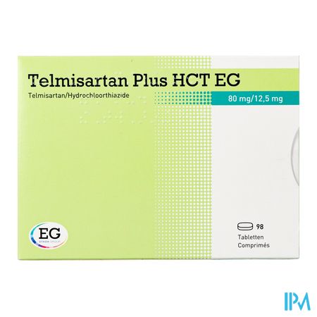 Telmisartan Plus Hct EG 80Mg/12,5 Mg Tabl  98 2