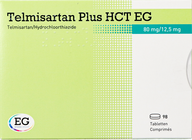 Telmisartan Plus Hct EG 80Mg/12,5 Mg Tabl  98 2