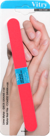 Vitry Mylar Nagelvijl Fluo Roos Korrel 120 Asia