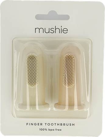 Mushie Tandenborstel Baby Duo Blush 2 1