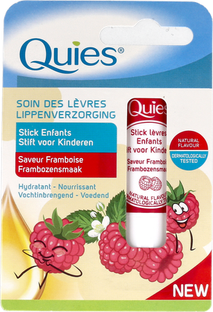Quies Stick Levres Enfants Framboise 4,5g 1