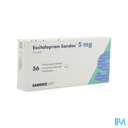 Escitalopram Sandoz 5mg Filmomh Tabl 56