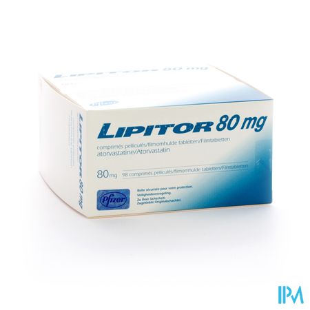 Lipitor 80mg Tabl 98