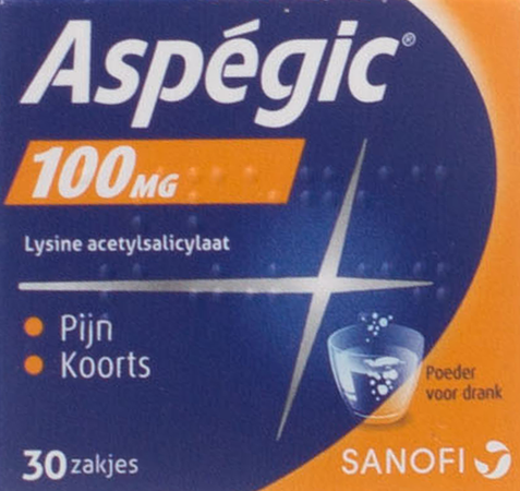 Aspegic 100 Pulv 30x 100mg 8