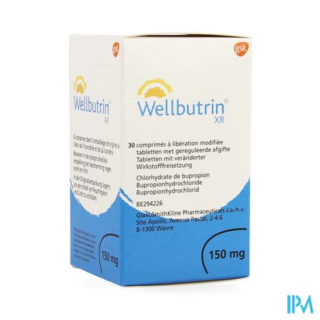 Wellbutrin Xr 150mg Tabs 30 X 150mg