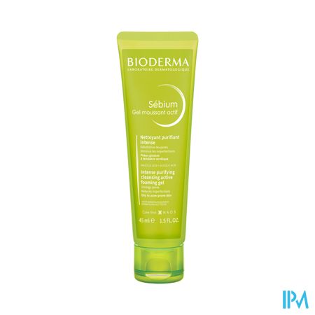 Bioderma Sebium Gel Moussant Actif Tube 45ml