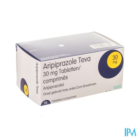 Aripiprazole Teva 30mg Tabl 98 X 30mg