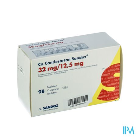 Co Candesartan Sandoz Tabl 98 X 32mg/12,5mg 1