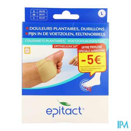 Epitact Voetzoolkussen 42-45 1 Paar Promo -5€ 1