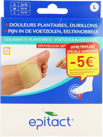 Epitact Voetzoolkussen 42-45 1 Paar Promo -5€ 1