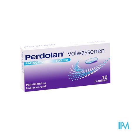 Perdolan Supp Ad 12x500mg