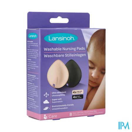 Lansinoh Coussinets Allaitement Lavables Color 8