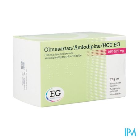 Olmesartan/Amlodipin/Hct EG 40/10/25,0 Filmtabl100