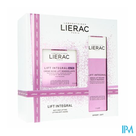 Lierac Coffret Noel Lift Int.cr Nutri50ml+yeux15ml