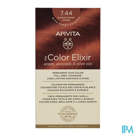 Apivita My Color 7.44 Blonde Intense Copper 2 1