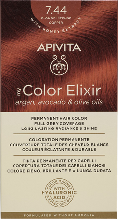 Apivita My Color 7.44 Blonde Intense Copper 2 1