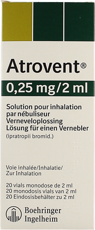 Atrovent Monodose 0,25mg/2ml Vials 20 3