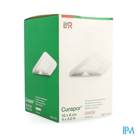 Curapor Verb Chirurg. Steriel 8cmx10cm 50 32913 2