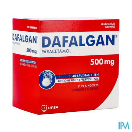 Dafalgan 500mg Comp Efferv. 40