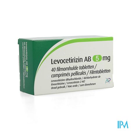 Levocetirizin Ab 5mg Filmomh Tabl 40 X 5mg