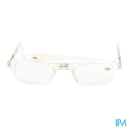 Clipyreader Bril +3.50 Transparant 1