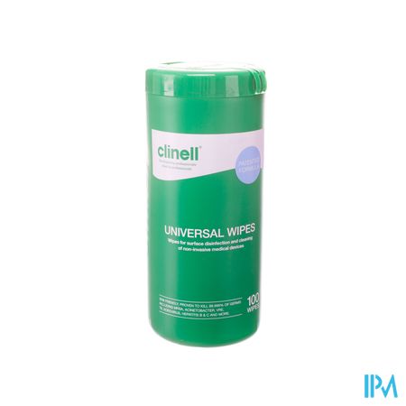 Clinell Universal Wipes Tub 100 Pcs