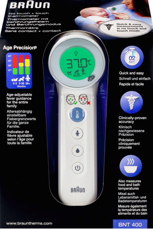 Braun Thermometer Z/contact+contact Age Precis.wit 6
