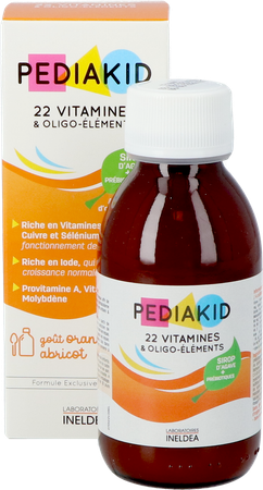Pediakid 22 Vitamines & Oligo Elements Fl 125ml 12