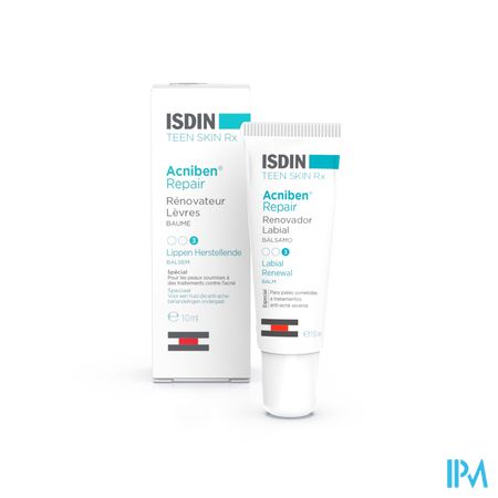 Isdin Acniben Teen Skin Repair Lippen Balsem 10ml 3