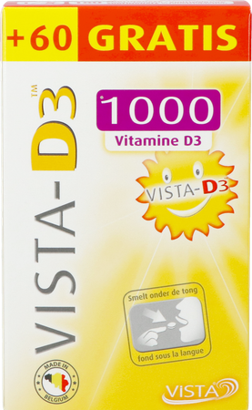 Vista D3 1000 Promo Smelttabl 120 + 60 Gratis 2