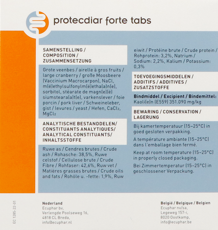 Protecdiar Forte Chien Comp 96 6
