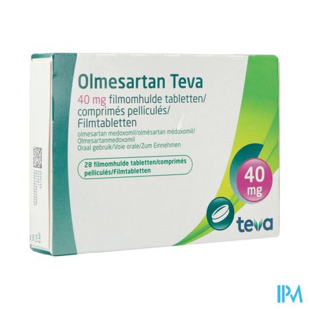 Olmesartan Teva 40mg Filmomh Tabl 28