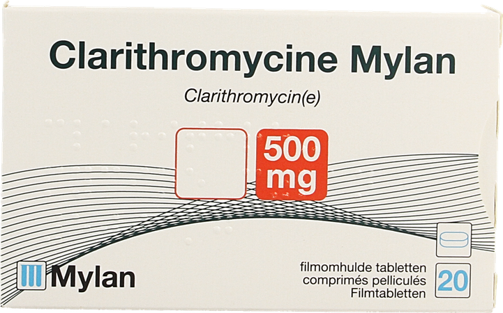 Clarithromycine Viatris 500mg Comp Pell 20 4