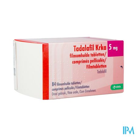 Tadalafil Krka 5mg Filmomh Tabl 84 X 5mg