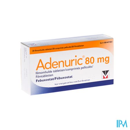 Adenuric 80mg Comp Pell 28 X 80mg