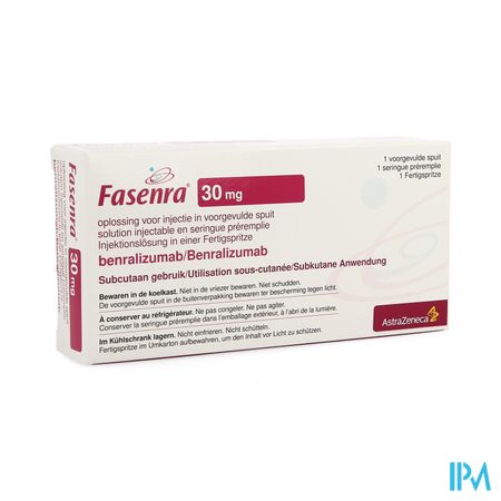 Fasenra 30mg Opl Inj Voorgevulde Spuit 1ml