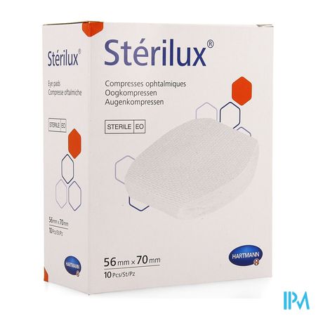 Sterilux Comp.ocul. 56x70 St.10 P/s