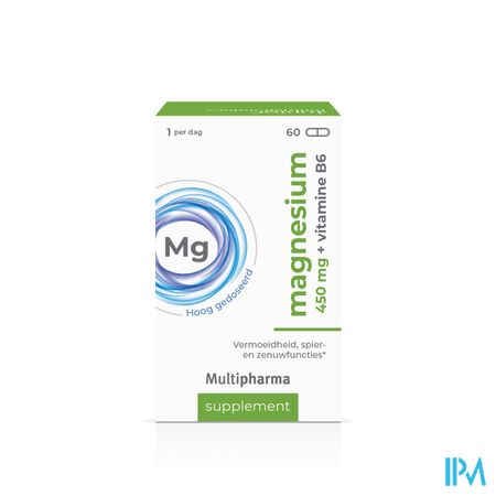 Mph Magnesium 450mg + Vit B6 6mg Caps 60